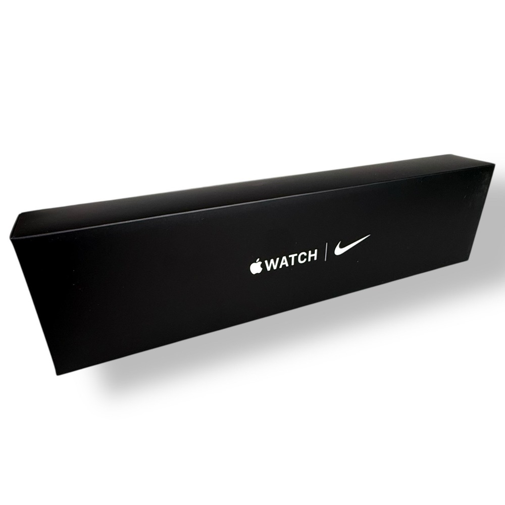 Apple Watch Nike Series 6 40mm EMPTY BOX‎ + S/M Blue Black Mango Band NO WATCH